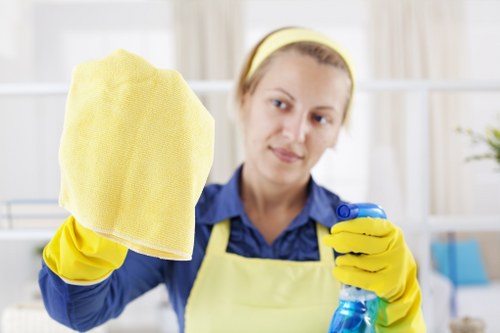 Customer complaint being logged for a carpet cleaning service