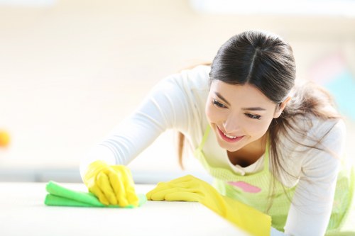 Sanitised meeting room during office cleaning service