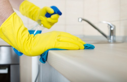 Domestic cleaning service in Highbury focused on kitchen surfaces