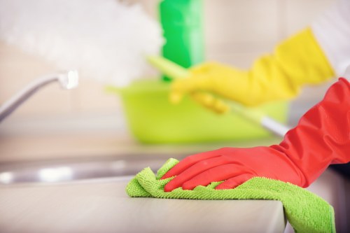 Safe use of cleaning solutions during carpet cleaning